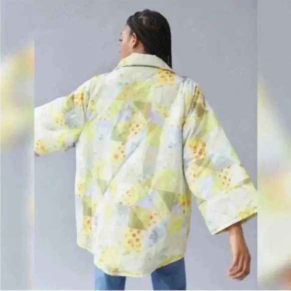 Urban Outfitters Kit Printed Nylon Puffer Jacket - Picture 2 of 5